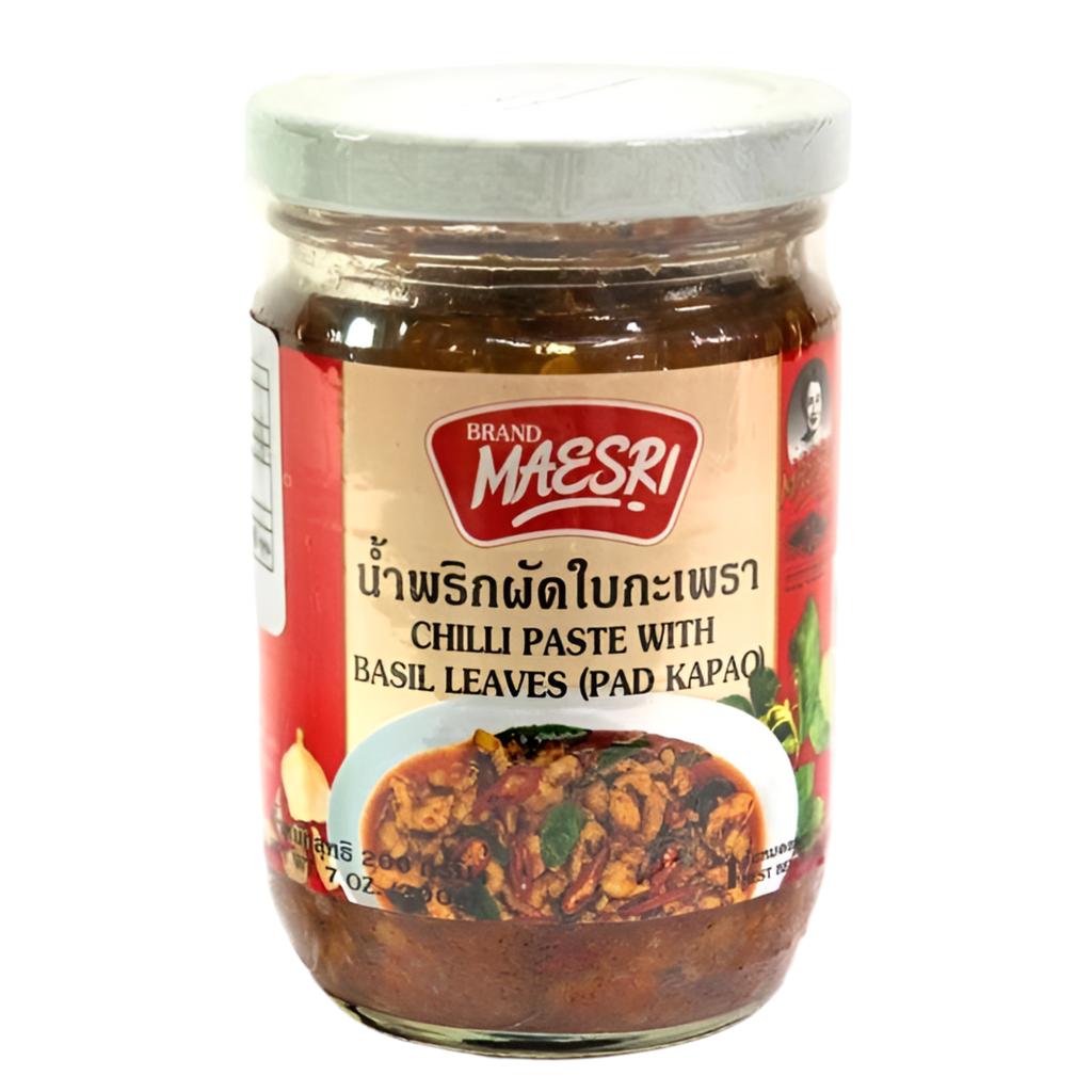 Chilli Paste With Basil Leaves 200g .