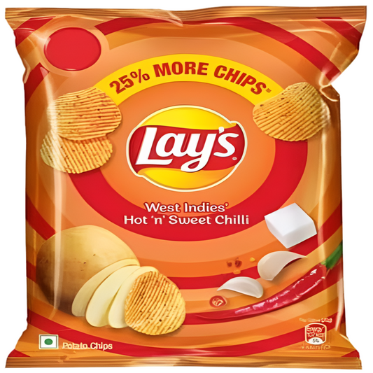 Lays west indies hot n sweet chilli